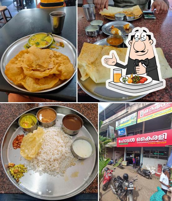 Food at Kairali Hotel, Perumba, Payyanur