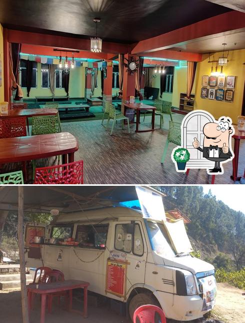 Enjoy the view outside Stop Off Cafe Mandi