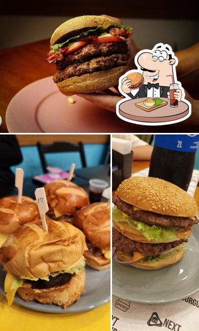 Delicie-se com um hambúrguer no Next Burguer