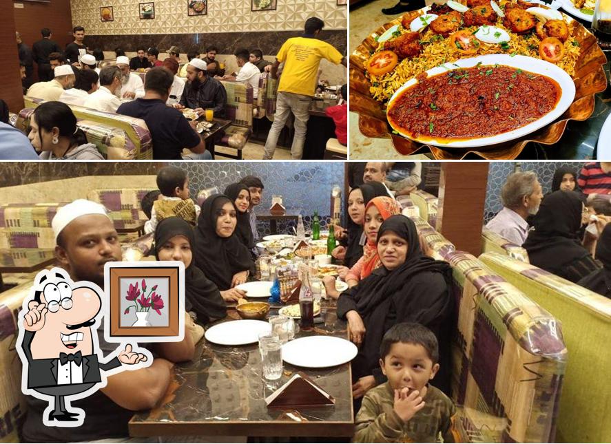 Take a look at the picture displaying interior and food at Mughlai Darbar Multi Cuisine Restaurant Mumbai