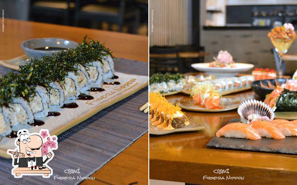 Peça diversas opções de sushi