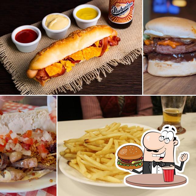 Hambúrguer em Pit Stop Pizza & Burger