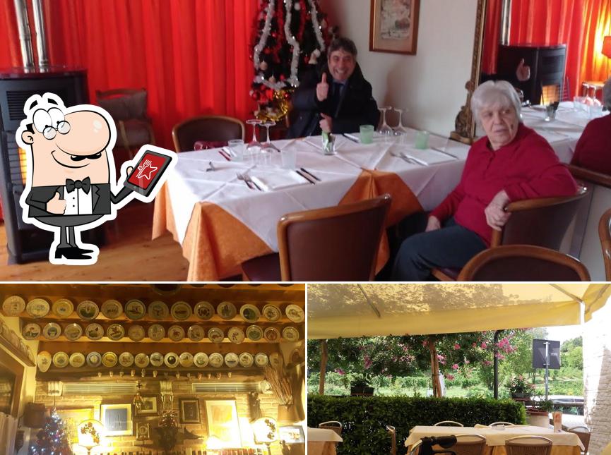 Tra le varie cose da Trattoria Costabella si possono trovare la esterno e interni