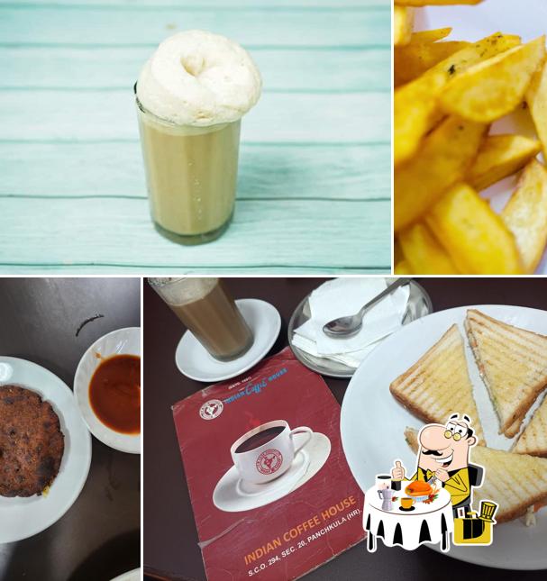 Ice cream at Indian Coffee House