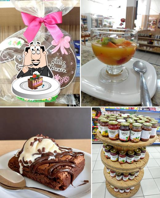 Bolo de chocolate em Panificadora e Confeitaria Vó Dite