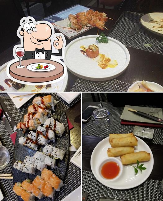 Cibo al Ristorante Cinese Giapponese Hong Kong
