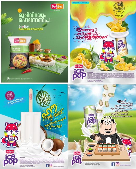 Pick various sushi options