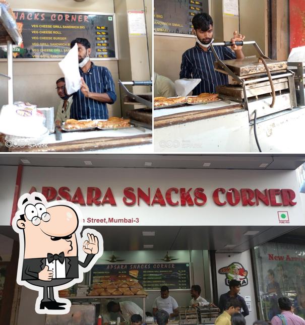 Here's a picture of Apsara Snacks Corner