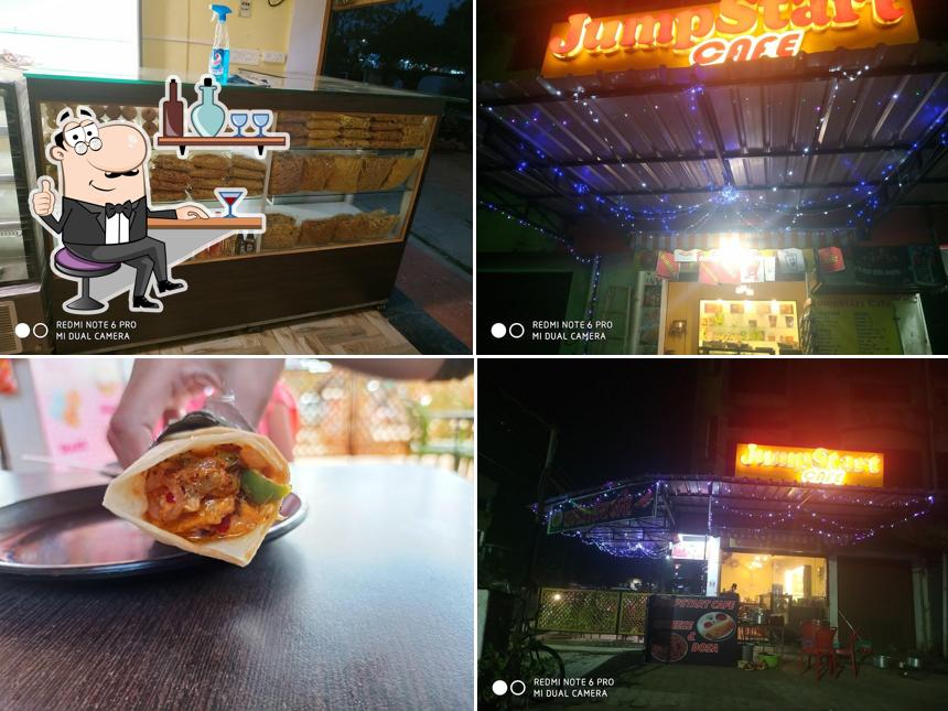 The interior of JumpStart Cafe