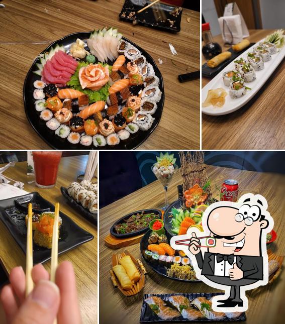 Presenteie-se com sushi no Kamisama Japanese Food