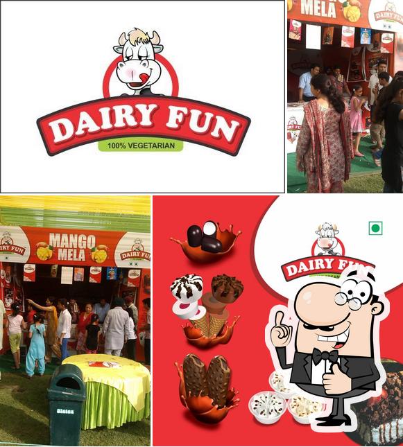 Look at the photo of Dairy Fun Ice Cream