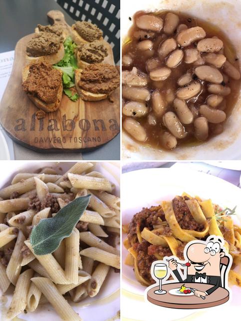 Platti al Ristorante Allabona Pisa