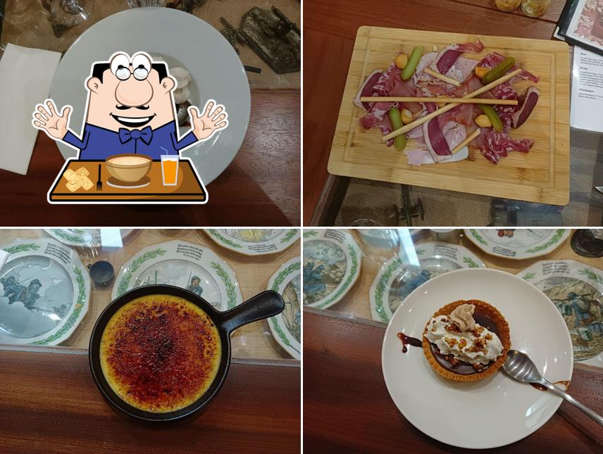 Crème brulée à La cantine des poilus