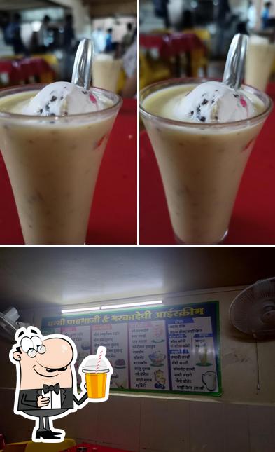 Enjoy a drink at Bansi pav bhaji and bharkadevi ice cream