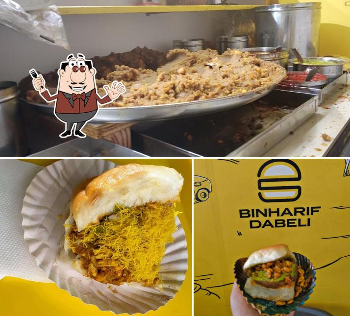 Pulled pork sandwich at Binharif Dabeli