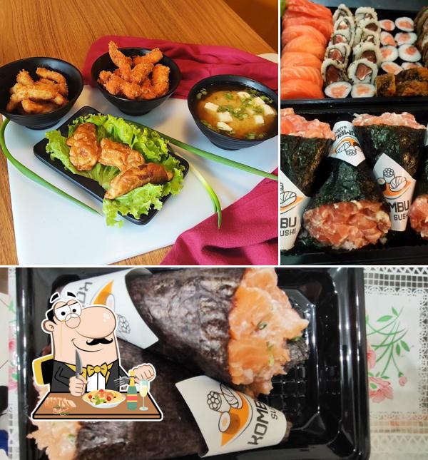 Spam musubi em Kombu Sushi