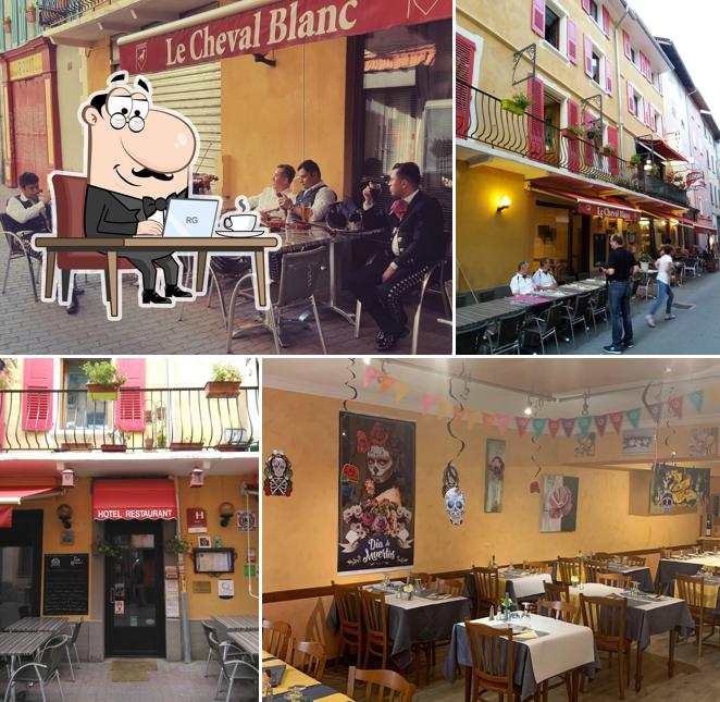 L'intérieur de Le Cheval Blanc