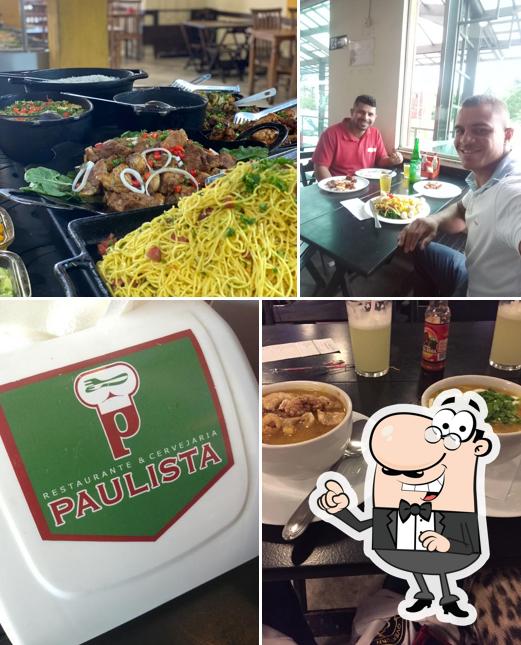 O interior do Restaurante Cantina Paulista