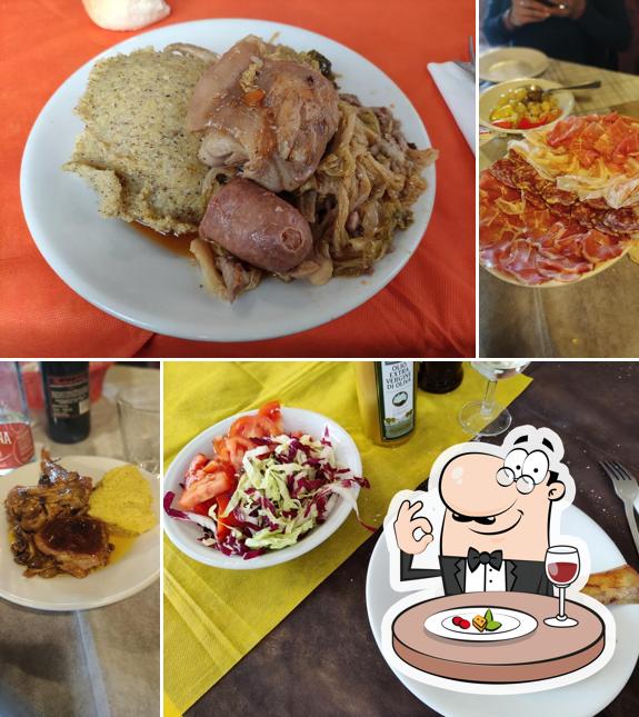 Cibo al Trattoria Dei Cacciatori