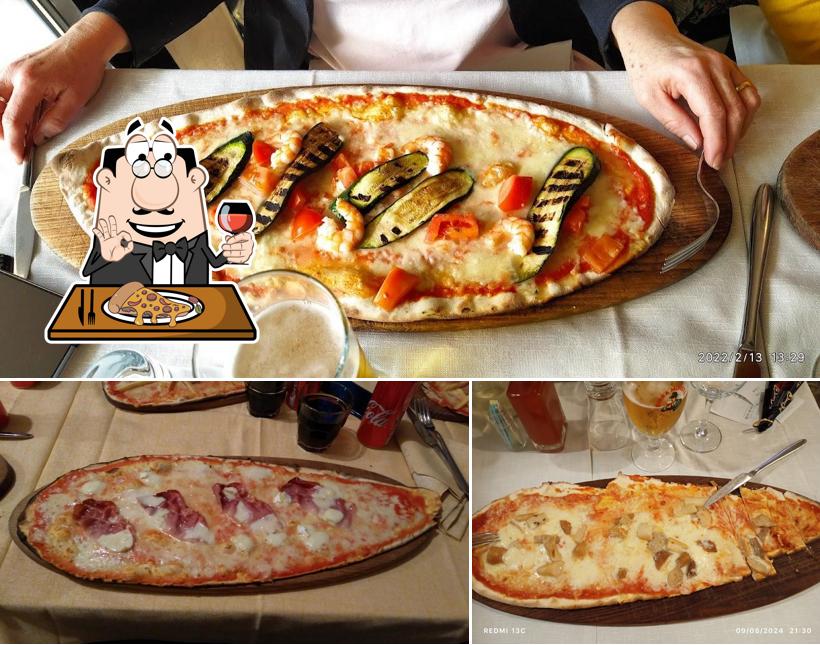 A La Terrazza, puoi assaggiare una bella pizza