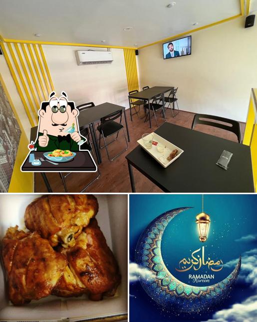 Among different things one can find food and interior at Riz Fried and Grilled Chicken
