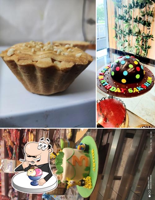 Online Cakes in Noida By ANGEL'S BAKEREE (Designer Cakes, First Birthday Cakes and more) offers a selection of desserts