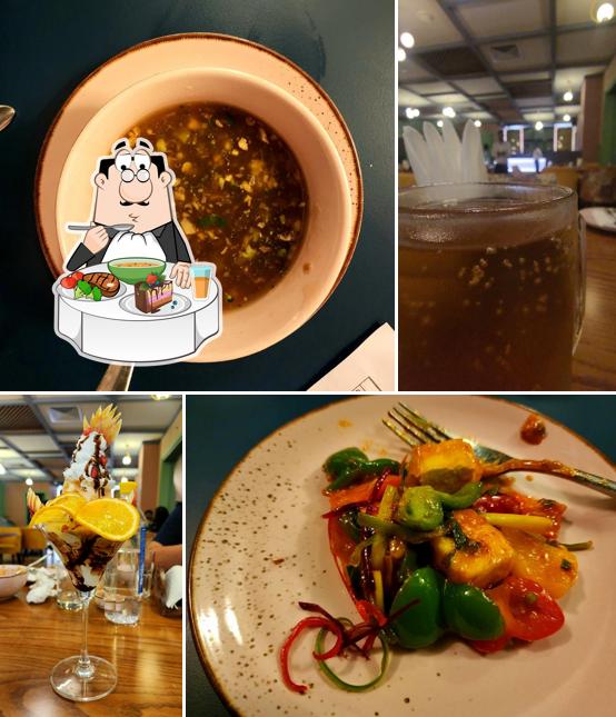 Hot and sour soup at The Courtyard Rudrapur