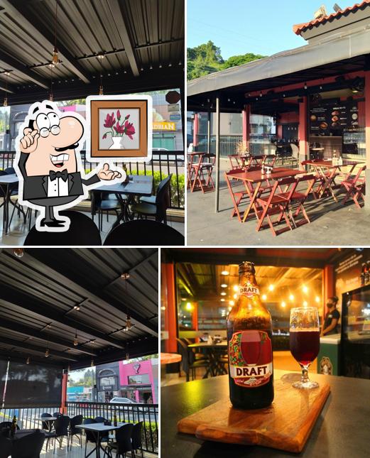 O interior do Ox Burguer Gourmet - Unidade Estância