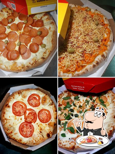 Experimente diferentes tipos de pizza
