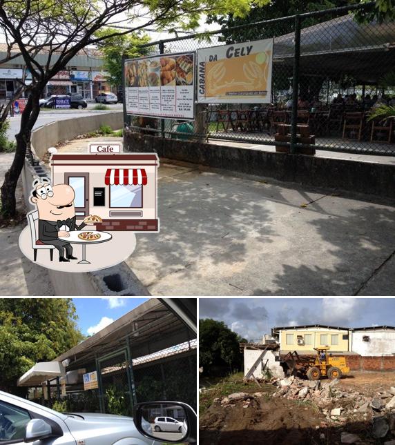 O exterior do Cabana Da Cely