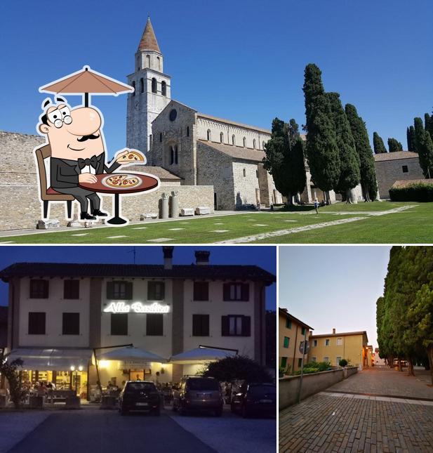 Goditi la vista dagli esterni di Alla Basilica