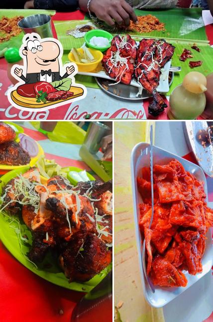 Order meat meals at Hotel Anandham