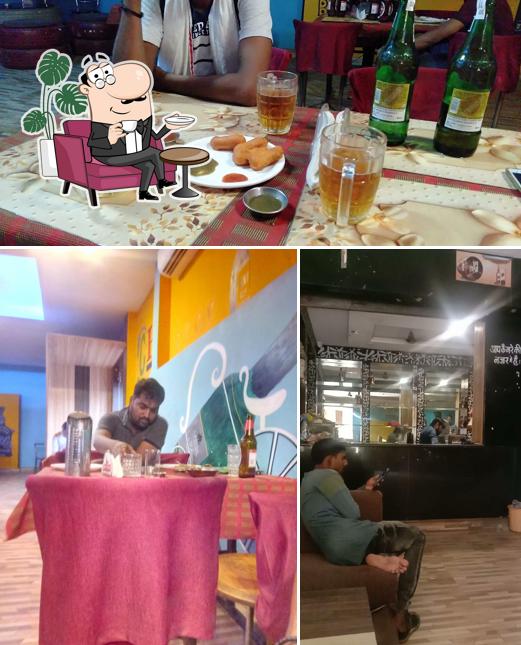 The interior of Chahat Beer Bar And Restaurant