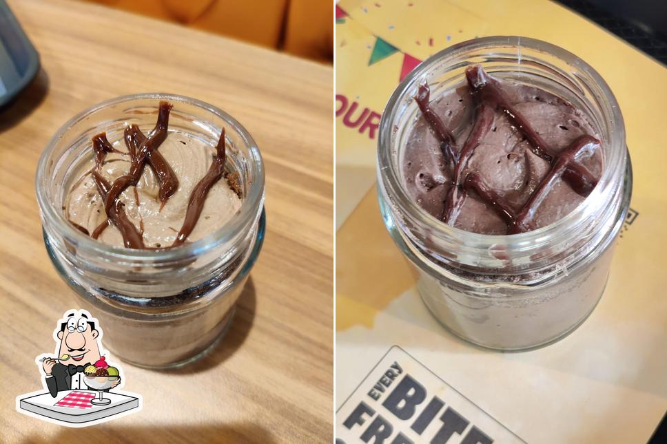 Leon's Burgers & Wings BTM Layout serves a selection of sweet dishes