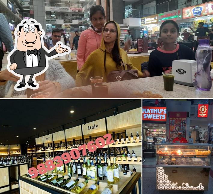 The photo of Nathu's Sweets’s interior and wine