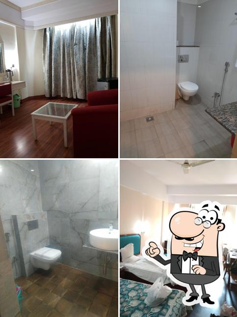 Take a seat at one of the tables at Hans Regency, Bokaro