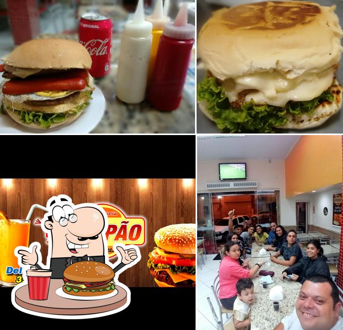 Hambúrguer em Chapão Lanches