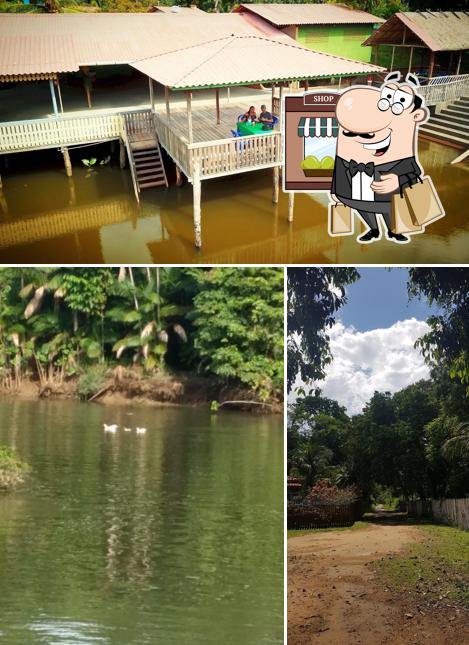 o exterior é uma característica importante do Restaurante Rural Rio Verde