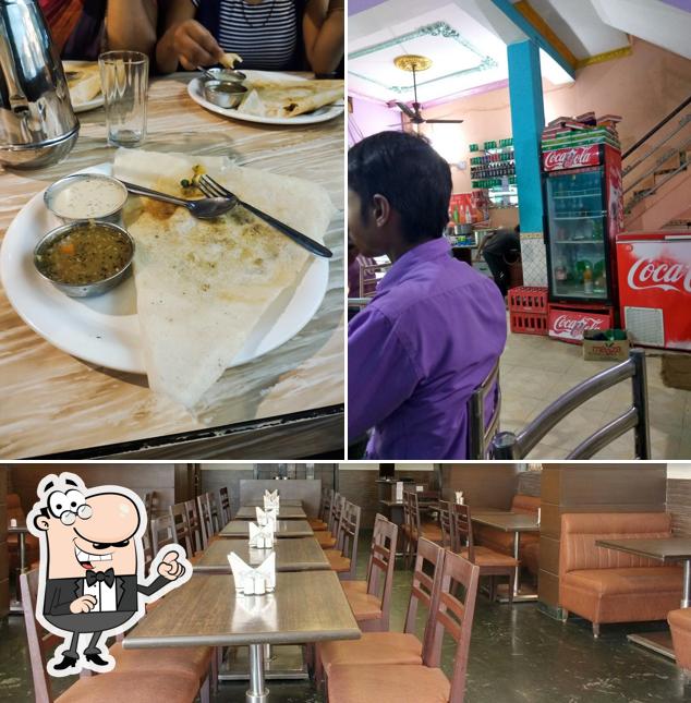 The interior of Rajesh Restaurant