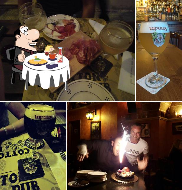 Piatto di formaggi al Cotton Pub