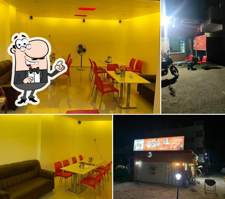 The interior of AHA restaurant A/C