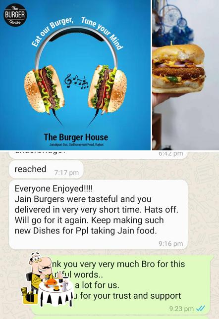 Food at THE BURGER HOUSE