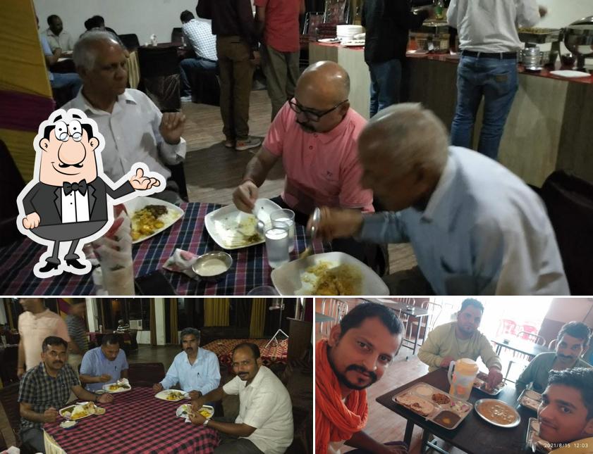 The interior of Sunidhi Bhojanalaya