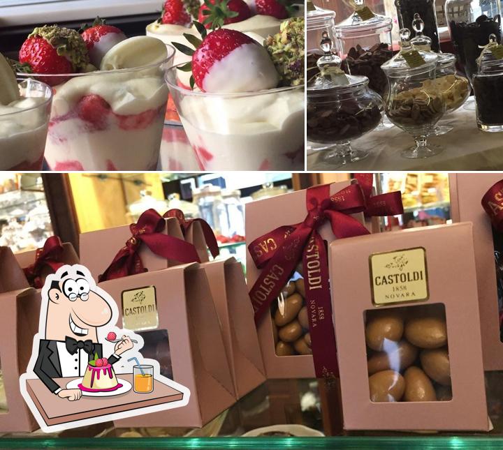 Pasticceria Caffetteria Castoldi offre un'ampia varietà di dessert
