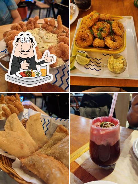 Tempura de camarão em KZA Gastro bar