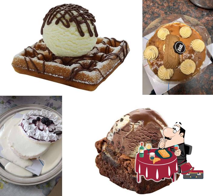 Waffles at Baskin Robbins - Ice Cream Desserts