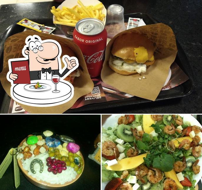 Platos en Laça Burguer