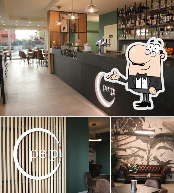 Gli interni di PEPI Coffee & More