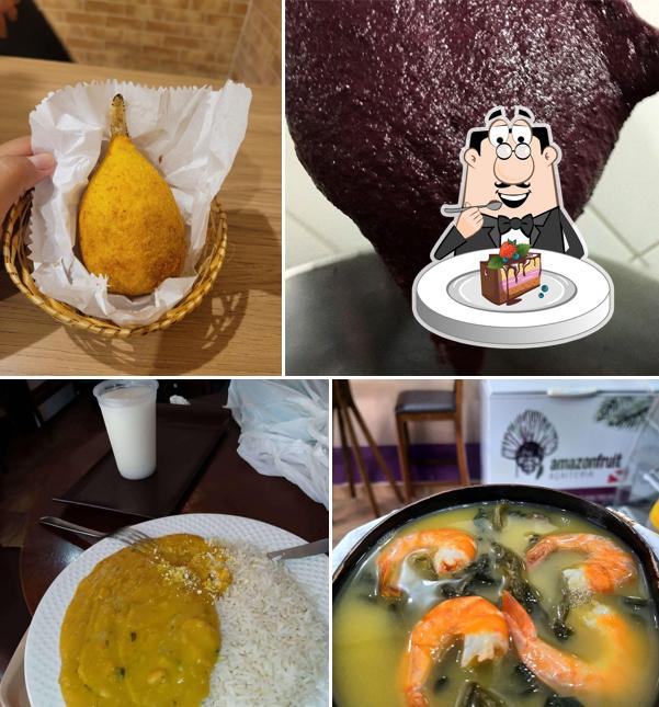 Bolo de chocolate em Amazon Fruit Açaiteria