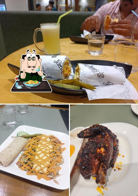 The restaurant's food and beverage